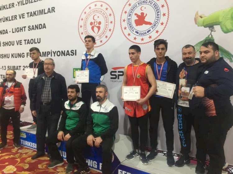 Türkiye Wushu Kungfu Sanda Taolu’da Büyük Başarı