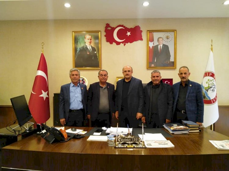 NİZİP MUHTARLAR DERNEĞİNDEN BAŞKAN SARI'YA ZİYARET