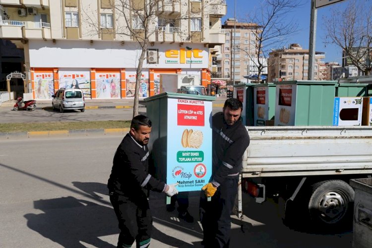 Nizip Belediyesi, bayat ekmek kutusu projesini hayata geçirdi