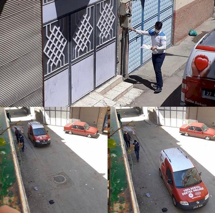 Nizip'te ikinci dilim yardımlar dağıtılmaya başlandı
