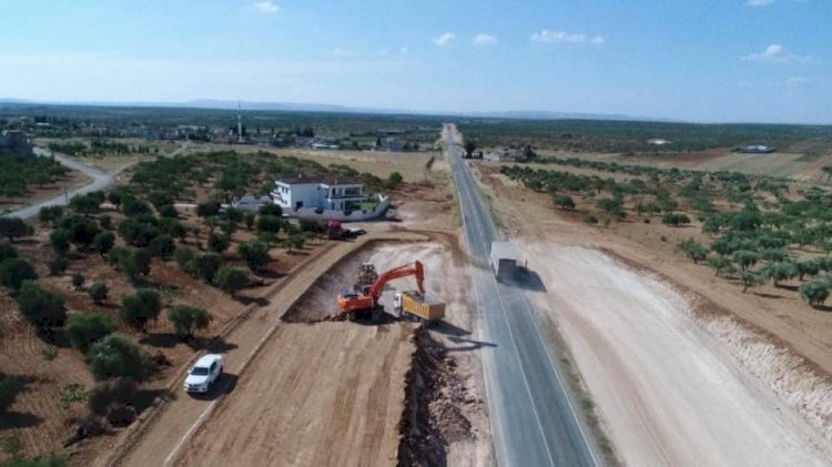 NİZİP-KARKAMIŞ ARASI KARAYOLUNDA ÇALIŞMALAR BAŞLADI