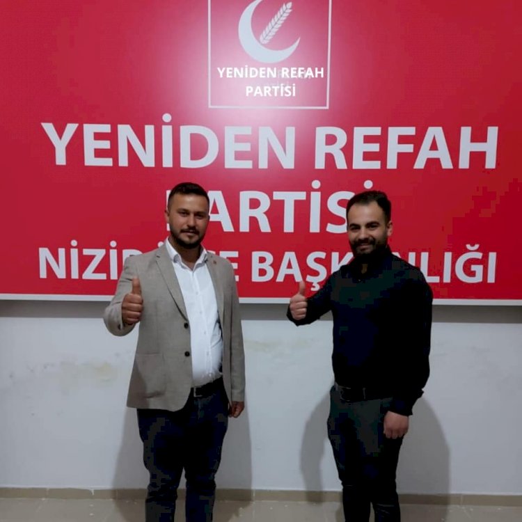 YENİDEN REFAH PARTİSİ NİZİP GENÇLİK KOLLARINDA NÖBET DEGİŞİMİ