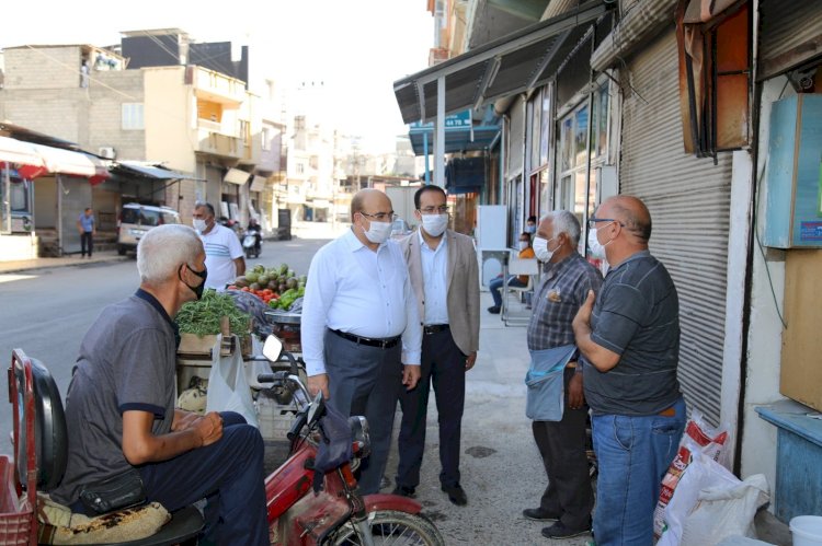 Başkan Sarı’dan esnaf ziyareti