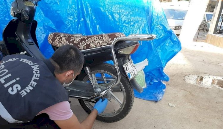 Gaziantep'ten çalınan motosiklet Nizip'te bulundu.