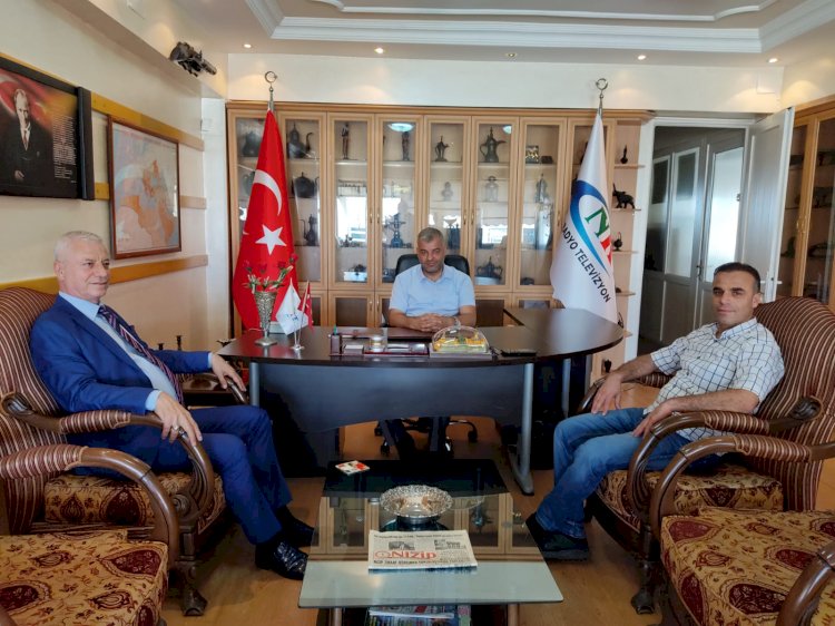 Muhtar Temel Mermer'den NRT’ye Ziyaret