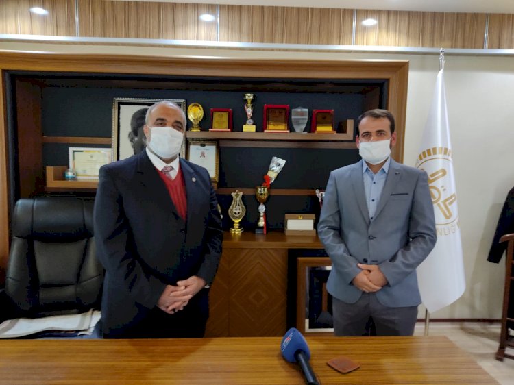Enes Bin Malik Camisi Imam Hatipi Özdemir’den Müftü Çiftçi’ye Veda Ziyareti