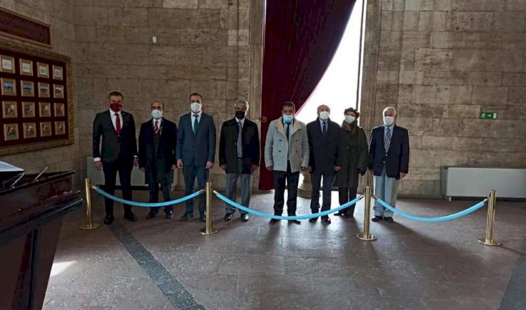 Ankara'daki Gaziantepliler Ata'nın huzurunda