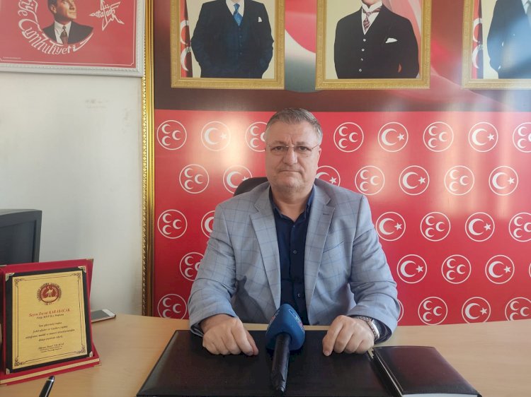 MHP İlçe Başkanı Karabacak, çalışmalarını değerlendirdi