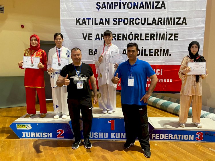 WUSHU KUNG FU SANDA -TAOLU TÜRKİYE ŞAMPİYONASINDA NİZİP GÜCÜ SPOR KULÜBÜ'NÜN BÜYÜK BAŞARISI