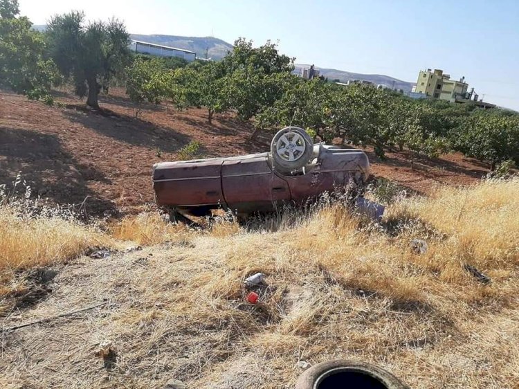 Karkamış yolunda kaza 4 yaralı