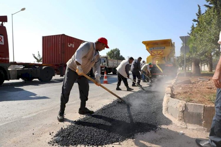 Sanayi Sitesi’nde asfalt çalışması