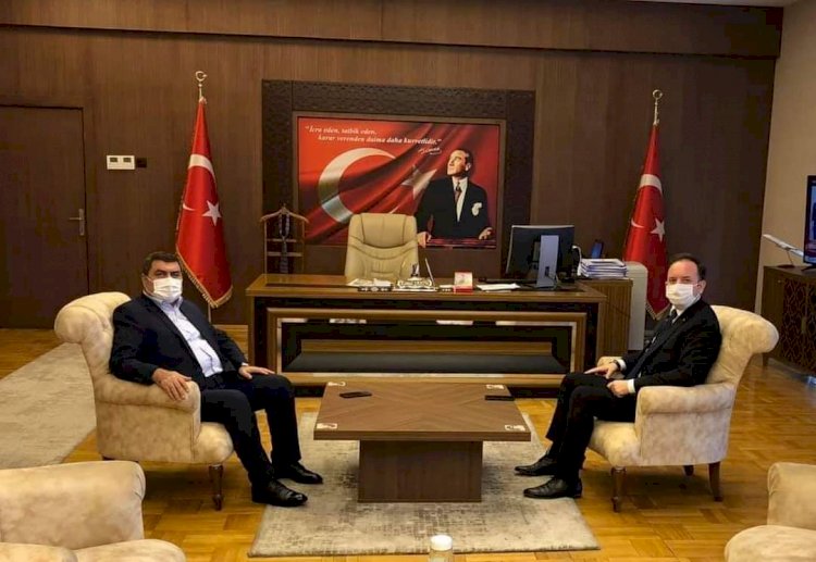 Kaymakam Bayram'dan Kaymakam Şahin'e Ziyaret
