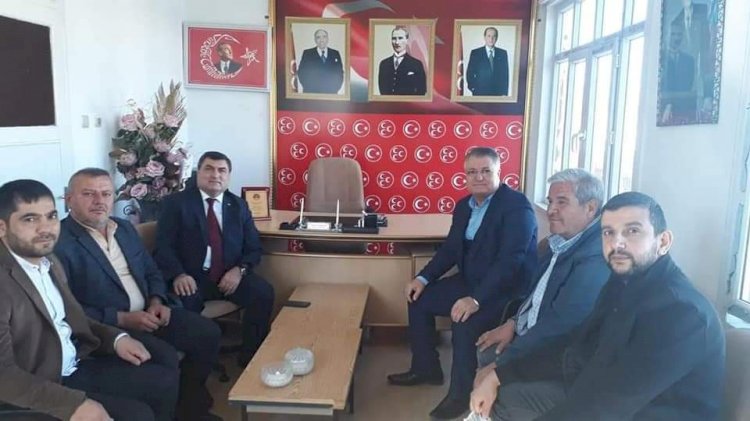 Kaymakam Şahin, Siyasi Partileri Ziyaret Etti
