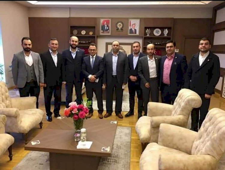 Yeniden Refah Partisinden Kaymakam Çağlar'a Hayırlı Olsun Ziyareti