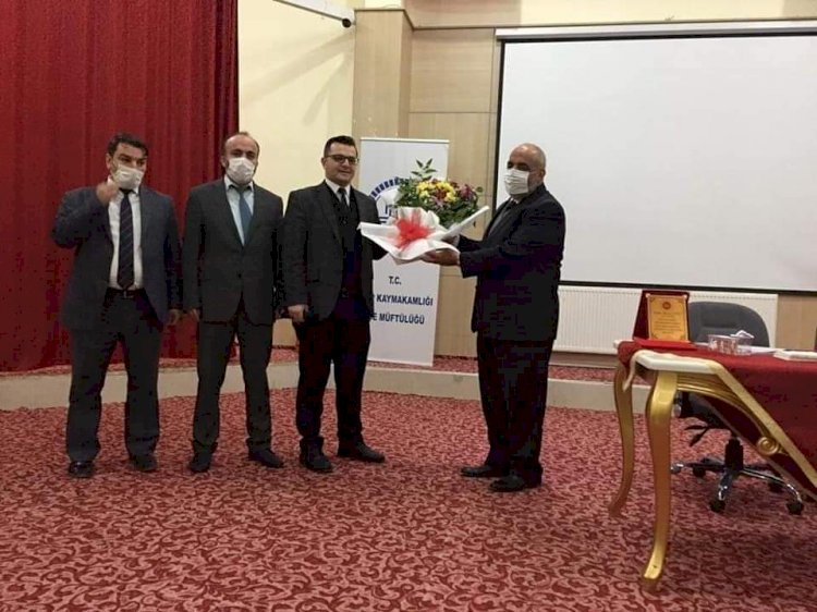 Müftü Çiftçi, personellerine veda etti