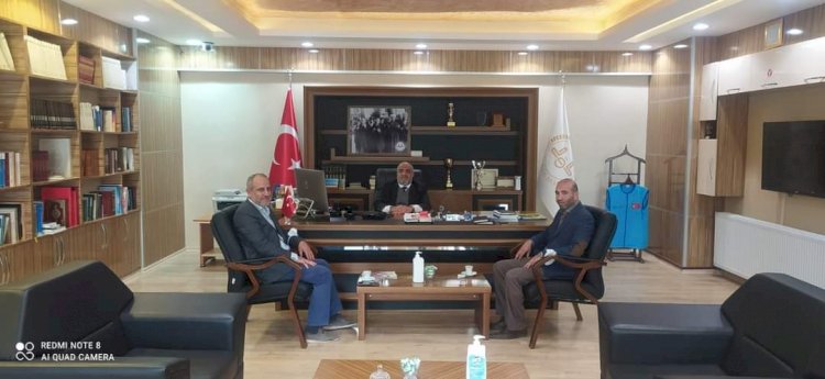 Cerablus Müftüsü Müftü İbrahim'den Müftü Çiftçi'ye Ziyaret