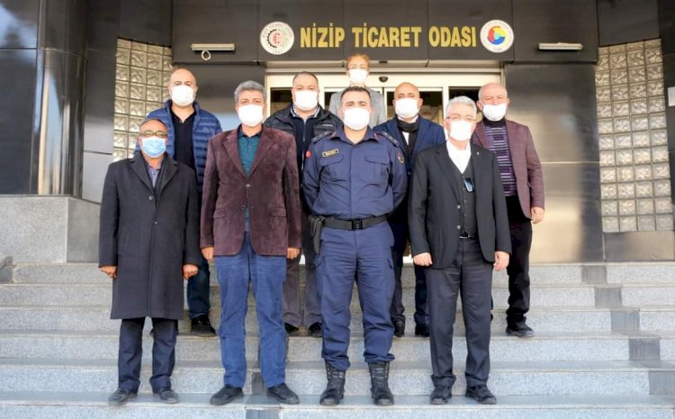 Nizip Jandarma Komutanı Beyazıt Kalıçlı’dan NTO’ya Ziyaret