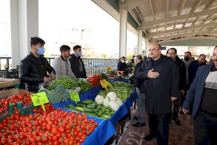 Nizip'te yeni semt pazarı hizmete açıldı