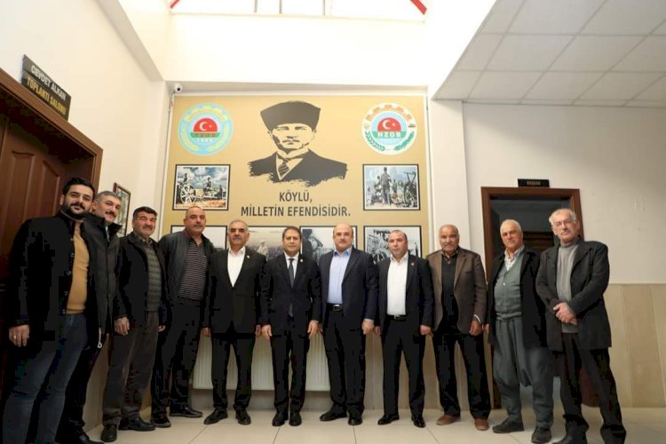 Şahin ve Sarı çiftçilerin sorunlarını dinledi