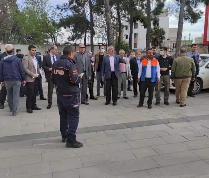 Nizip'te 'Deprem Anı ve Tahliye Tatbikatı' Başarıyla Tamamlandı