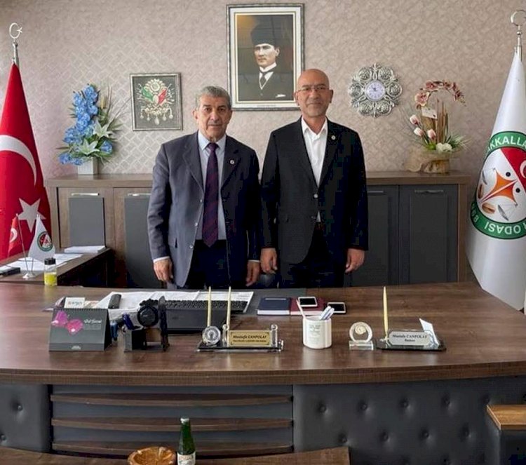 Küspeoğlu’ndan Oda Başkanı Canpolat'a hayırlı olsun ziyareti