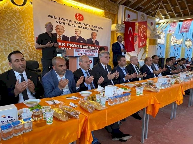 MHP Nizip ilçe teşkilatı iftarda buluştu