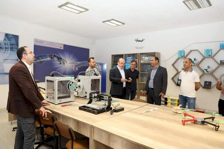 Belediye başkanı Sarı, Nizip 'Bilim Merkezi'ni inceledi