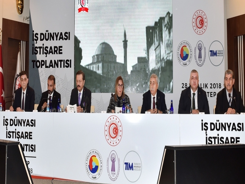 GAZİANTEP İŞ DÜNYASI İSTİŞARE TOPLANTISINA KATILDIK