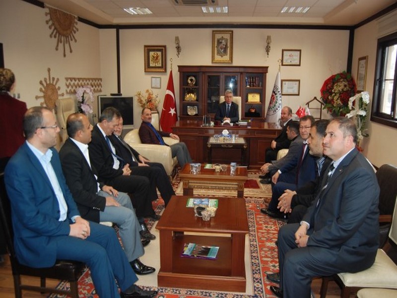 POLATLI TİCARET ODASI HEYETİ NİZİP TİCARET ODASINDA