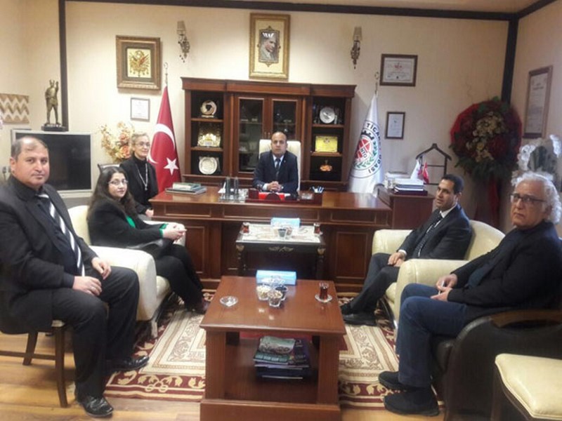 NİZİP VERGİ DAİRESİ NDEN NİZİP TİCARET ODASI NA ZİYARET