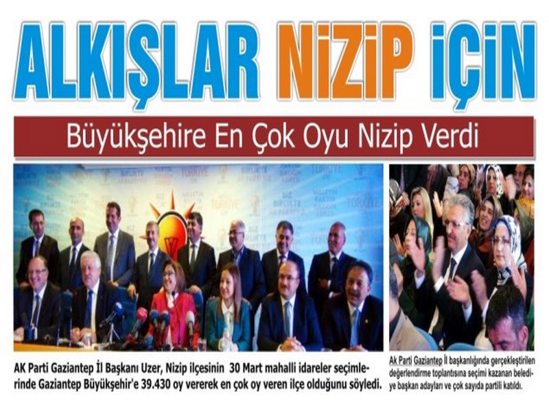 ALKIŞLAR NİZİP İÇİN