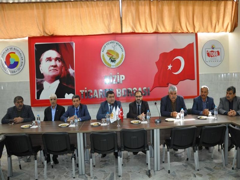 KAYMAKAM ŞAHİN DEN FISTIK HALİ ZİYARETİ