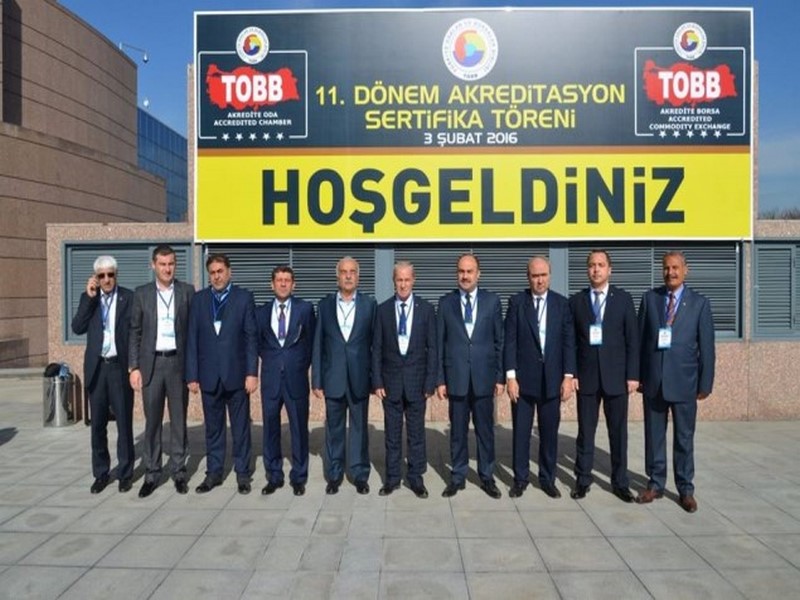 NİZİP TİCARET BORSASI 11. DÖNEM AKREDİTASYON SERTİFİKA TÖRENİNE KATILDI