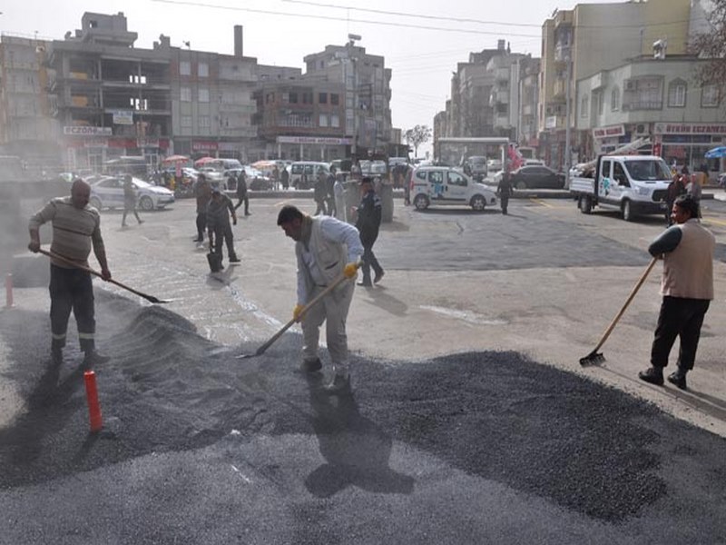 NDH ÖNÜNDE PARK ALANI ÇALIŞMASI