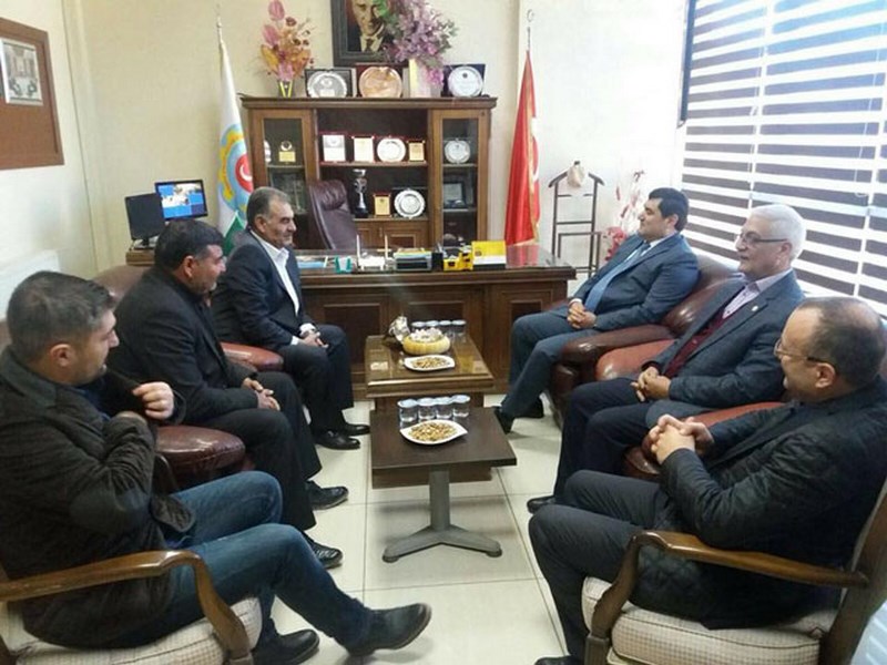 KAYMAKAM ŞAHİN ZİRAAT ODASINI ZİYARET ETTİ