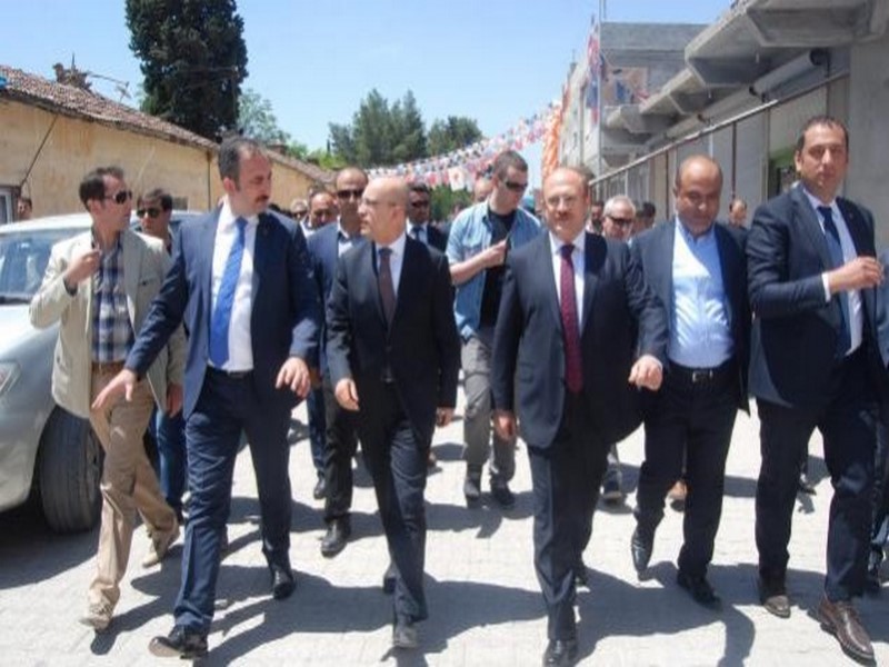 MALİYE BAKANI ŞİMŞEK KARKAMIŞTA