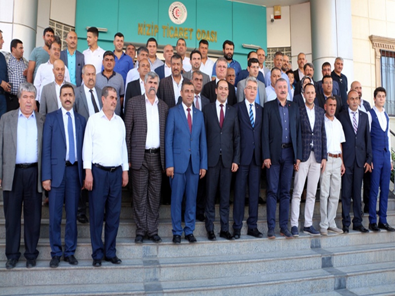 MİLLİYETÇİ HAREKET PARTİSİ NDEN NİZİP TİCARET ODASI NA ZİYARET