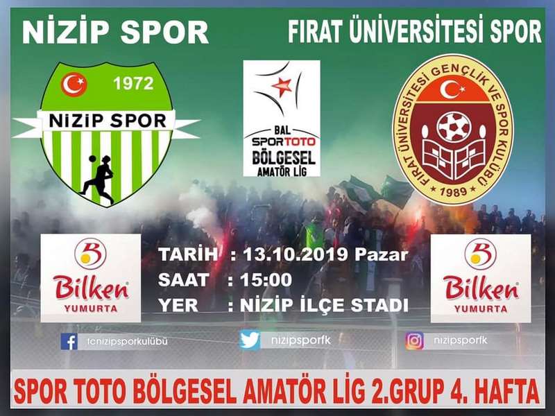 NİZİP SPOR MAÇINA DAVET