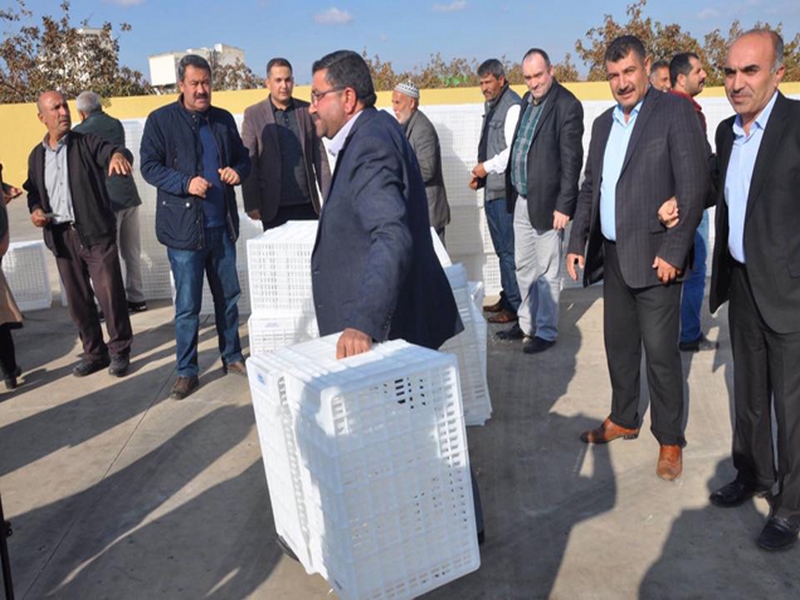 NİZİP TE ÇİFTÇİLERE DESTEK