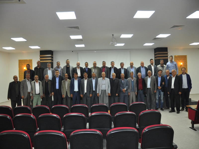 AKDOĞAN BARAK KÖY MUHTARLARI İLE BULUŞTU