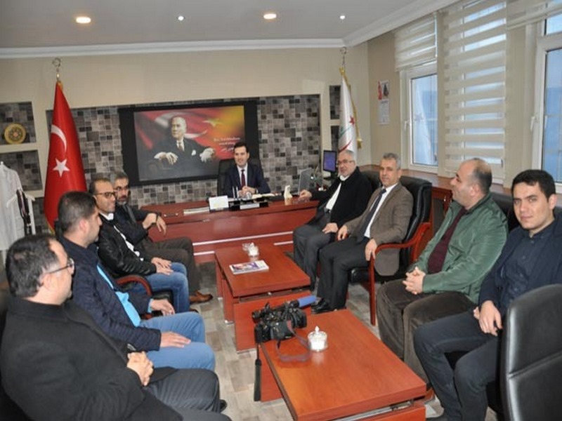 AKDOĞAN HASTANE Yİ ZİYARET ETTİ