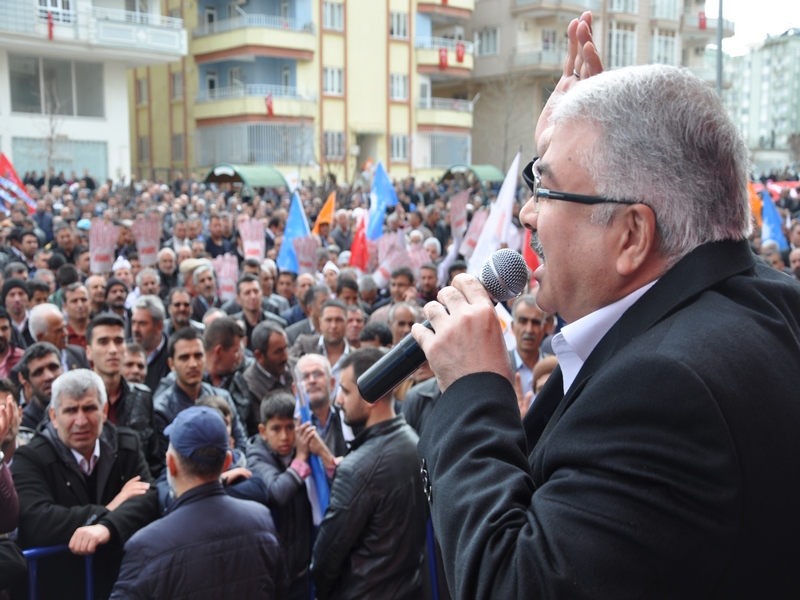 AK PARTİ SEÇİM BÜROSU AÇILDI