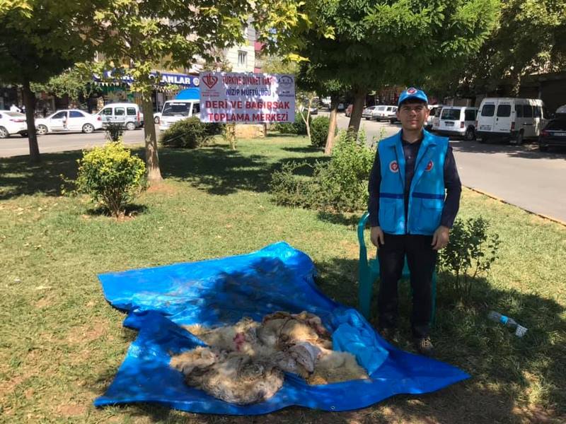 Diyanet Vakfı Deri ve Bağırsak Topluyor