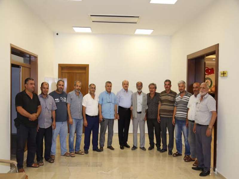 Sebze Hali Derneğinden Başkan Sarı ya ziyaret