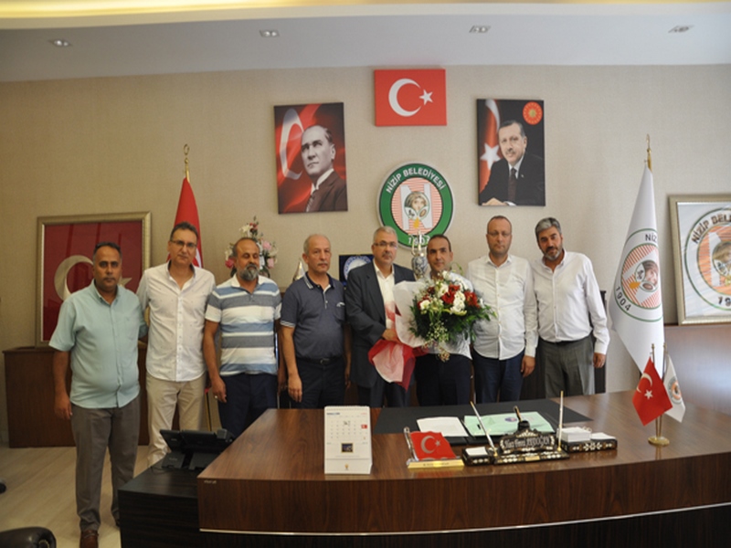 NİZİP SPOR YÖNETİMİNDEN PROTOKOL ZİYARETİ