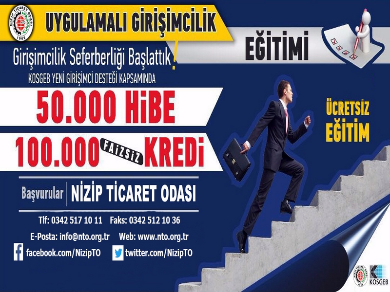 NTO DA GİRİŞİMCİLİK EĞİTİMİ BAŞVURULARI DEVAM EDİYOR