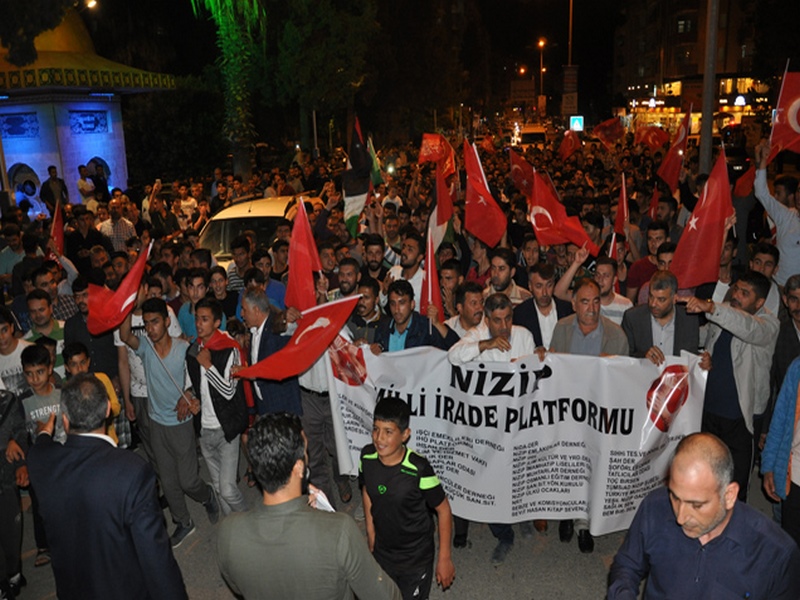 ABD VE İSRAİL E TEPKİ YÜRÜYÜŞÜ