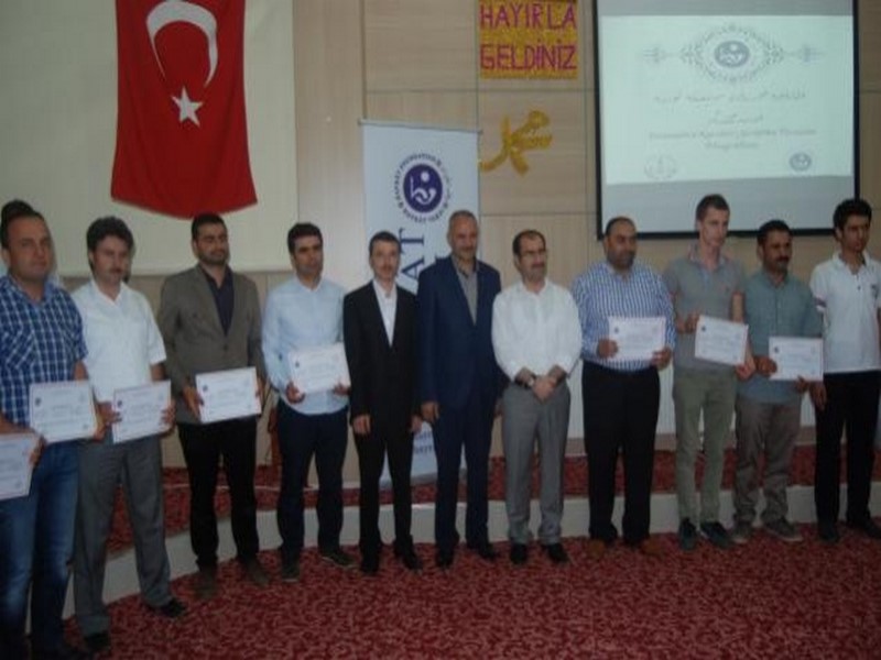 NİZİP MÜFTÜLÜĞÜNDE BELGE TÖRENİ