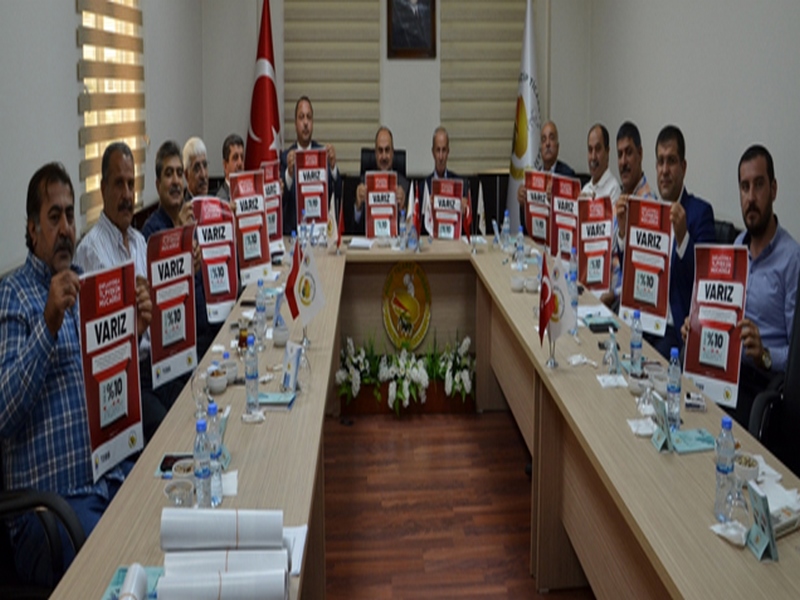 BAŞKAN SARI ENFLASYONLA TOPYEKÜN MÜCADELEYİ DESTEKLİYORUZ