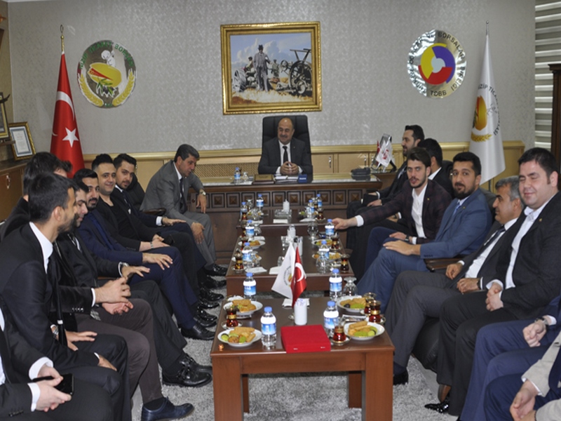 GTO BAŞKANI YILDIRIM VE GENÇ GİRİŞİMCİLER KURULU ÜYELERİ NTBYE ZİYARETTE BULUNDU